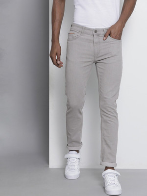 The Indian Garage Co. Slim Men Grey Jeans