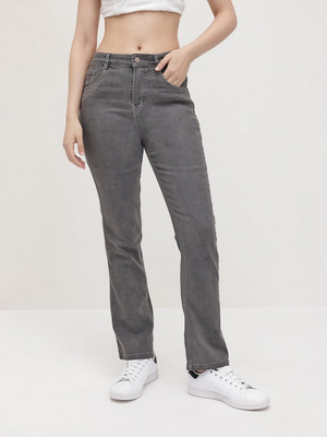 Pompous Slim Women Grey Jeans
