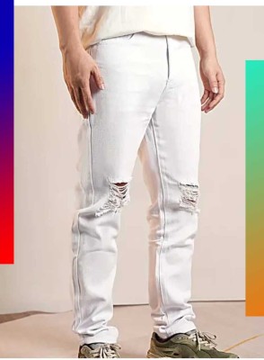 Morcil Slim Men White Jeans