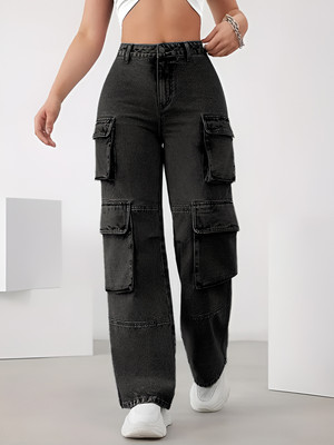 Roadster Straight Fit Women Black Jeans