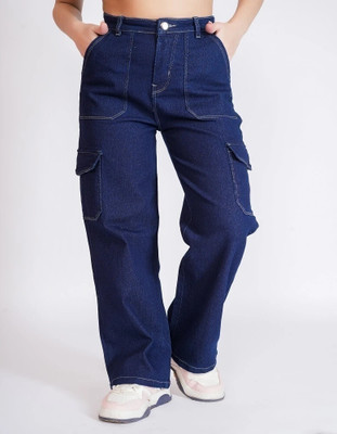 silver threads Boyfriend Women Blue Jeans