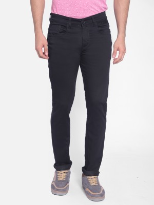 CRIMSOUNE CLUB Slim Men Black Jeans