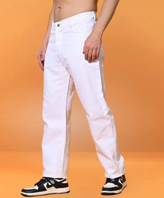 comfits Jogger Fit Men White Jeans