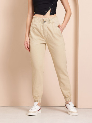 Mast & Harbour Regular Women Beige Jeans