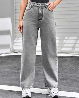 RIFA Loose Fit Women Grey Jeans