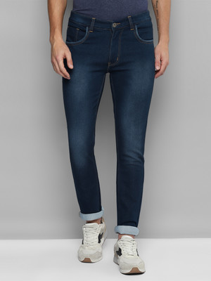 Allen Cooper Comfortable Slim Mid Rise Stretchable Slim Men Blue Jeans