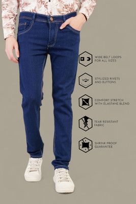 Lzard Regular Men Green Jeans