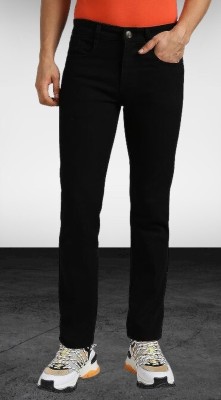 POKHINDA Slim Men Black Jeans