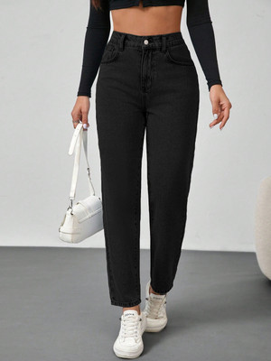 Zonoti Regular Women Black Jeans