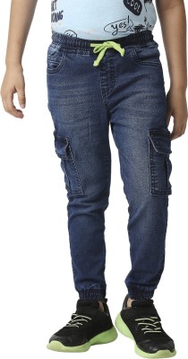 High Star Jogger Fit Boys Blue Jeans