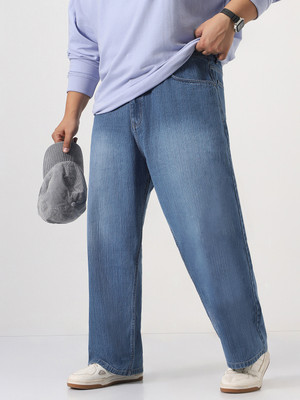 Urbano Plus Loose Fit Men Light Blue Jeans