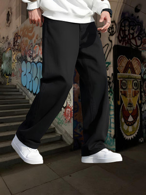 INDIVANE Relaxed Fit Men Black Jeans
