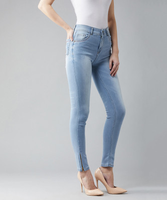 Miss Chase Skinny Women Blue Jeans