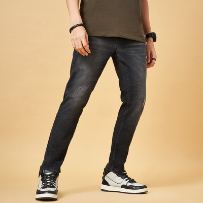 SF Jeans by Pantaloons Slim Men Black Jeans