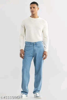 HouseOfCommon Straight Fit Men Light Blue Jeans
