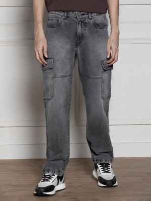 Dennis Lingo Relaxed Fit Men Grey Jeans