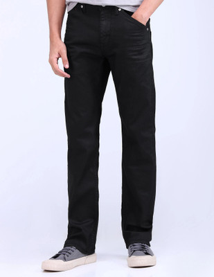 FLYING MACHINE Relaxed Fit Men Black Jeans