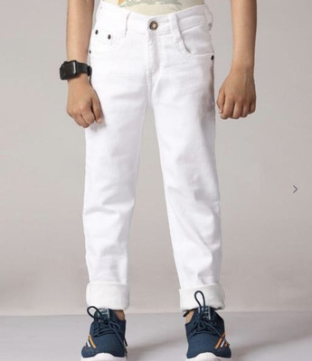 HARDLOOK COLLECTION Regular Boys White Jeans