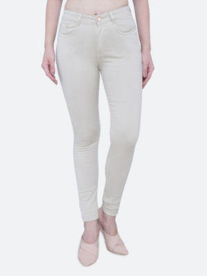 FCK-3 Regular Women Beige Jeans