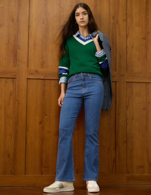 U.S. POLO ASSN. Boot-Leg Women Blue Jeans