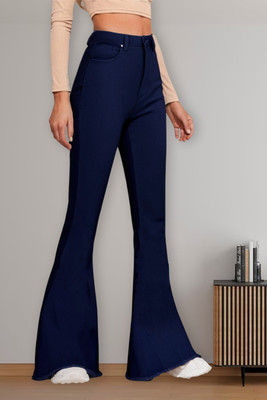 GOLD-D.A FASHION Boot-Leg Women Black Jeans