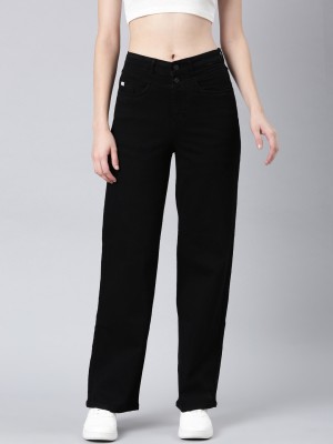 Showoff Boot-Leg Women Black Jeans