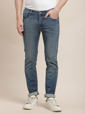 TURTLE Tapered Fit Men Light Blue Jeans