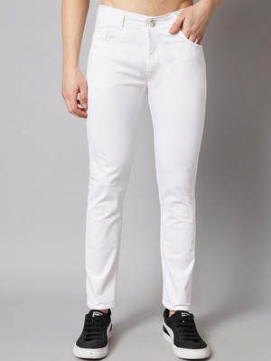 Araa Regular Men White Jeans