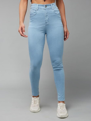 Nayra Fashion Skinny Women Light Blue Jeans