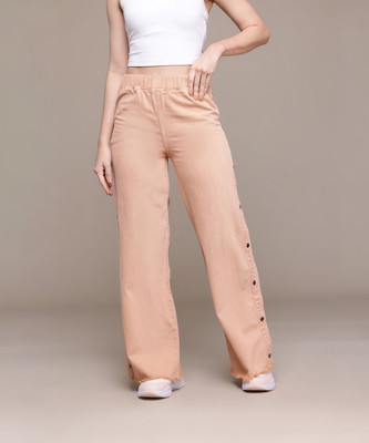 Roadster Straight Fit Women Beige Jeans