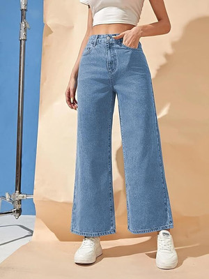 KCM FASHION Straight Fit Women Blue Jeans