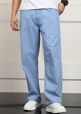 ANGERHOOD Loose Fit Men Light Blue Jeans