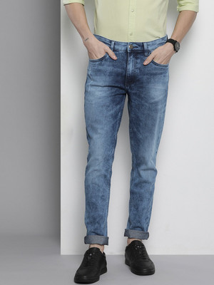 The Indian Garage Co. Slim Men Blue Jeans
