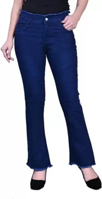 itup Boot-Leg Women Dark Blue Jeans