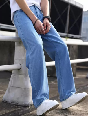 Nalaka Loose Fit Men Light Blue Jeans