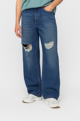 Rockwell Boot-Leg Men Blue Jeans