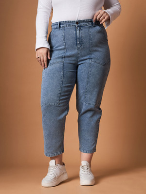 SASSAFRAS Curve Regular Women Blue Jeans