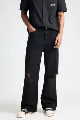 Rockwell Boot-Leg Men Black Jeans