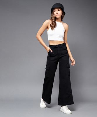 Miss Chase Relaxed Fit Women Black Jeans