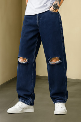 Maahit Loose Fit Men Dark Blue Jeans