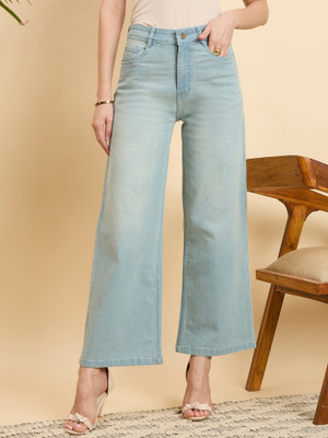 Mast & Harbour Loose Fit Women Light Blue Jeans