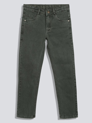 Urbano Juniors Slim Boys Dark Green Jeans