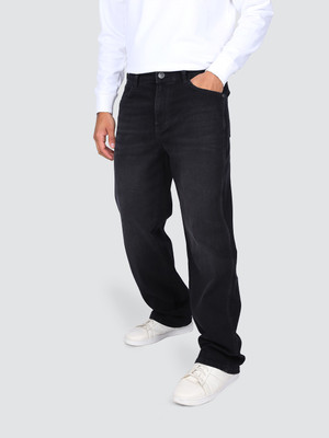 Wrangler Straight Fit Men Black Jeans