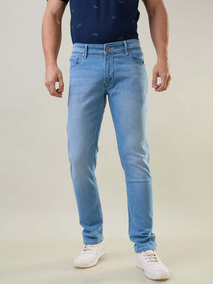 Tim Paris Tapered Fit Men Blue Jeans