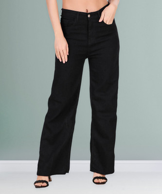 DenimStoryy Flared Women Dark Blue, Light Blue, Black Jeans