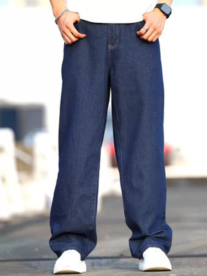 METRONAUT Loose Fit Men Dark Blue Jeans