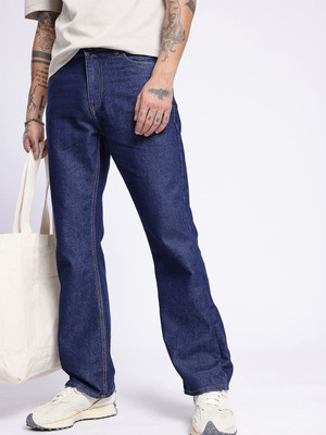 Glitchez Boot-Leg Men Blue Jeans
