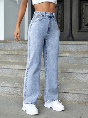 Glossia Relaxed Fit Women Light Blue Jeans