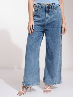 Tokyo Talkies Flared Women Blue Jeans