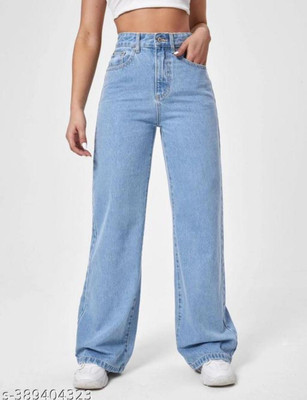 RIFA Loose Fit Women Light Blue Jeans